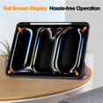 thumbnail image 3 of SaniMore for Apple iPad Pro 13 (2024) Case, Auto Sleep/Wake, PU Leather Case with Tri-Fold Kickstand & Pencil Holder Shockproof Protective Cover for Women Men, Galaxy, 3 of 9