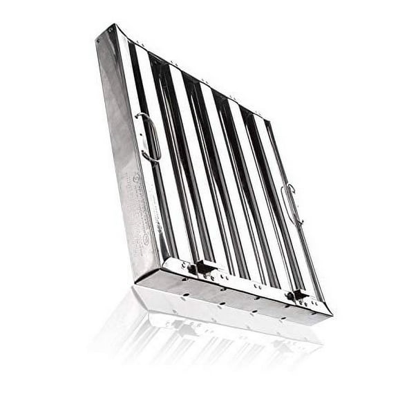 CAPTIVE-AIRE Systems Stainless Steel Restaurant Hood Filter, (16" High x 16" Wide)