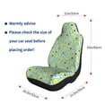 thumbnail image 5 of Pofeuu Avocado and Hearts Print Automotive Car Seat Covers Flat Cloth Full Set Seat Covers,Car Seat Covers front seats for Cars Trucks and SUVs-1, 5 of 9