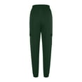 thumbnail image 2 of Yievot Cargo Sweatpants Women Wide Leg Hiking Baggy Athletic Joggers Pants with Pockets, 2 of 5