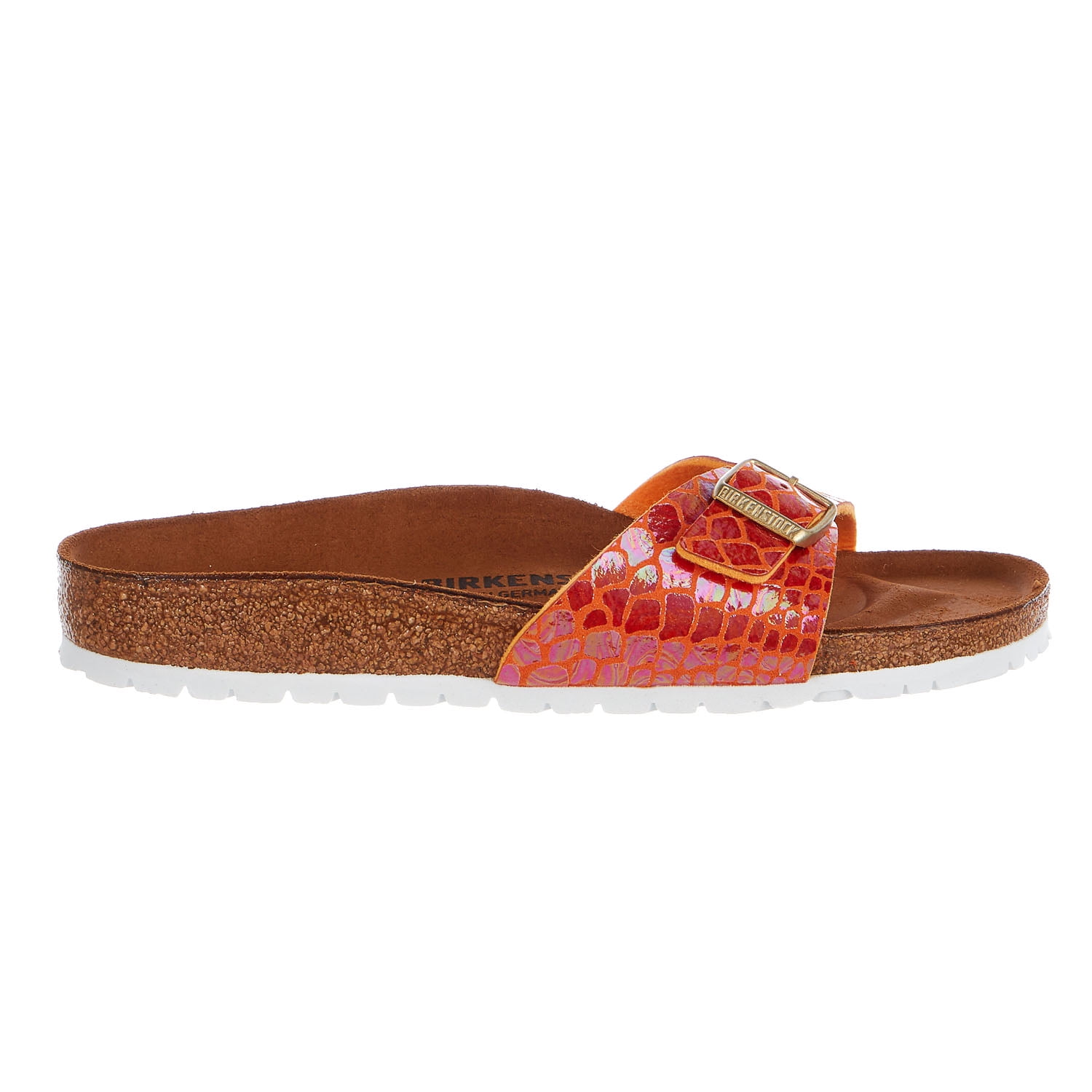 womens orange birkenstock sandals