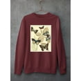 thumbnail image 3 of Butterflies In Nature I Sweatshirt Men -Megan Meagher Designs, Male x-Large, 3 of 4