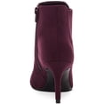 thumbnail image 3 of Alfani Womens Jacklynne Leather Pointed Toe Booties, 3 of 3