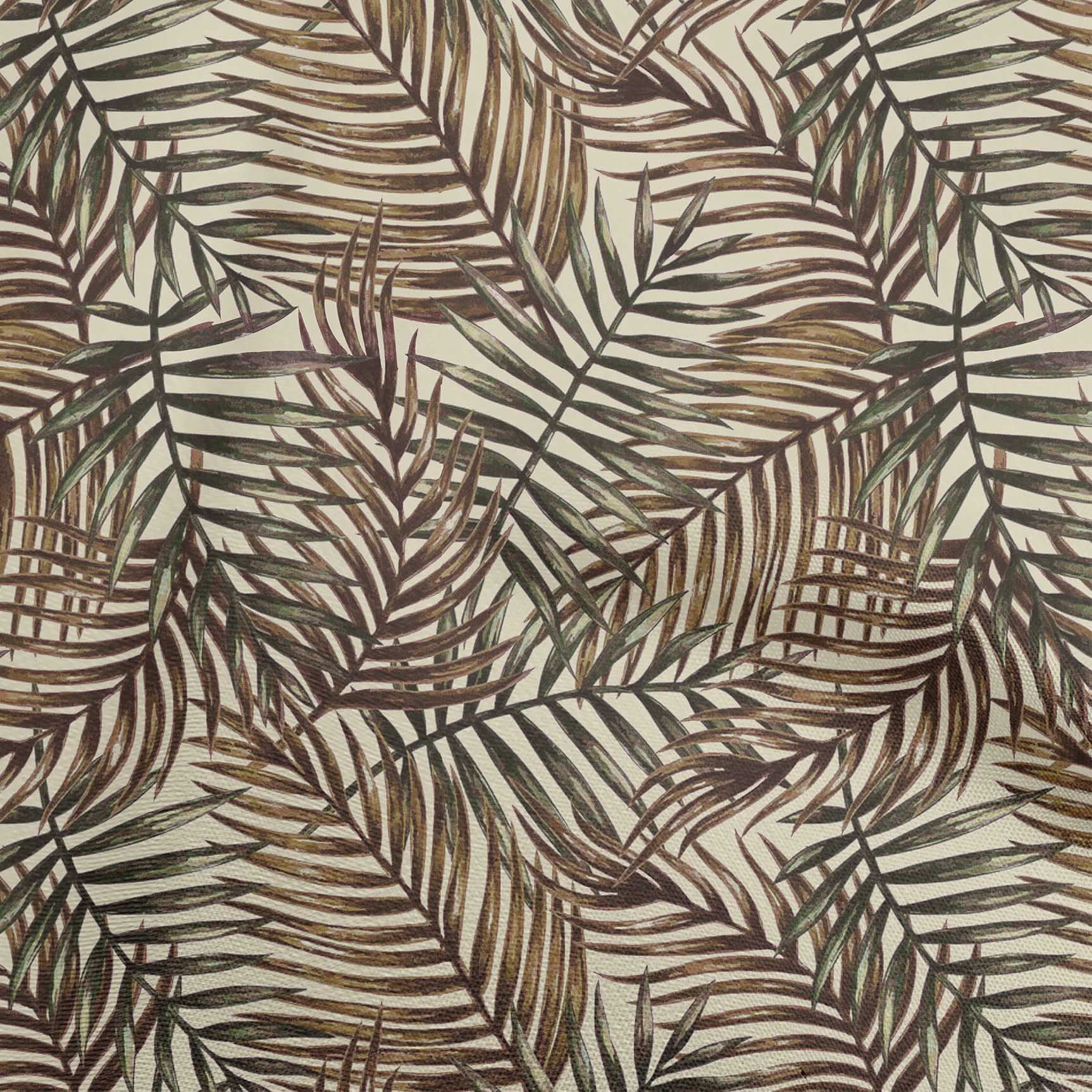 oneOone Viscose Jersey Brown Fabric Leaves Diy Clothing Quilting Fabric Print Fabric By Yard 60 Inch Wide
