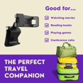 thumbnail image 4 of AIR-Airplane Phone Holder Mount - 360 Universal in-Flight Airplane Phone Mount - Travel Phone Holder for Airplane - Phone Holder Plane Travel - Phone Holder for Airplane Seat Back, 4 of 4