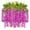 Rose Gold2, variant on Garlands for Decoration Christmas 12 Pack Wisteria Flower Vines Garland 3.75 Feet Artificial Flower Strings Hanging Flowers Silk Wisteria Garland Flowers Wisteria Vine for Wedding Garden Wall