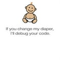 thumbnail image 2 of CafePress - I'll Debug Your Code Snap Creeper - Baby Light Bodysuit, Size Newborn - 24 Months, 2 of 4