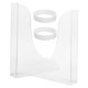 thumbnail image 5 of CRILSTYLEO 2Ud Protector De Salpicaduras Para Y Cocina Acrílico Transparente Resistente, 5 of 8