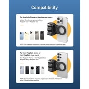 Fun Shot Magnetic Camera Grip for iPhone and Android Smartphone DSLR Style Shutter Handle Black