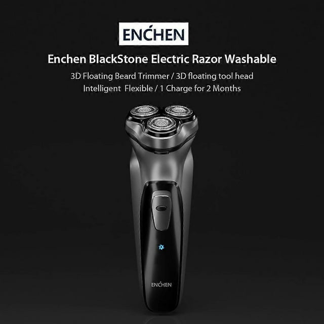 ENCHEN 3D Electric Shaver Enchen BlackStone Electric Razor Beard Trimmer for men Rechargeable shaver Machine