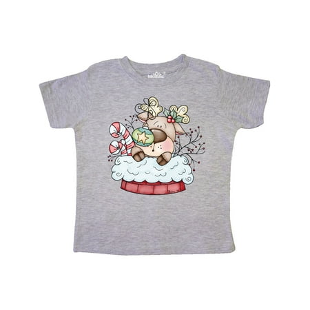 

Inktastic Christmas Chimney Reindeer Gift Toddler Boy or Toddler Girl T-Shirt