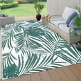 thumbnail image 1 of x Tropical Plastic Outdoor Patio Rug All Weather Outdoor Carpet Reversible Portable Lightweight Outdoor Mats for Patio Camping RV(), 1 of 8