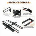 thumbnail image 5 of Dual Motorcycle Hitch Carrier 600LBS,Steel Dirt Bike Hitch Hauler Dirtbike Hitch Carrier,Steel Motorcycle Carrier for Cars/SUVs/Trucks,Dirt Bike Rack with Ratchet Straps and Stabilizer, 5 of 7