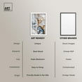 thumbnail image 6 of Denim Dreams I Shadowbox Print Geode Wall Decor by Art Remedy, White Frame, 16 x 24, 6 of 7