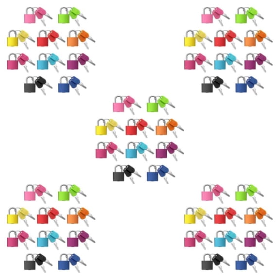 maskred 10 Pcs Serrures Sécurisées et Élégantes pour Valises et Valises Sécurité en Voyage Serrure de Valise Fiable 5Set