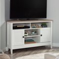 thumbnail image 1 of Sauder August Hill Entertainment Stand in Soft White Finish, 1 of 8