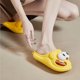 thumbnail image 3 of Pantuflas para perros con ojos grandes, antideslizantes, ligeras, regalos para hombres y mujeres (amarillo 40-41), 3 of 9