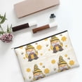 thumbnail image 6 of Susaid Beekeeper Gnome Holding A Glass Print Makeup Mini Bags for Women Multi Color Cosmetics Bag Travel Toiletry Bag Pencil Pouch Blank Makeup Bags with Zipper, 6 of 7