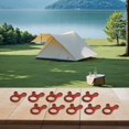 thumbnail image 2 of 10Pcs Outdoor Snail Windproof Rope Buckle Tent Pull Rope Anti-Slip Tightening Red, 2 of 9