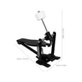 thumbnail image 2 of Raindrops Aluminum Alloy Drum Pedal Parts Black Lightweight And Durable Simple Installation Suitable For Various Drum Kits, 2 of 8