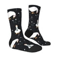thumbnail image 3 of Uemuo Fashionable Goose Pattern Women's Crew Socks, Soft Durable Breathable Moisture-Wicking with Odor Control Cotton socks, 3 of 9