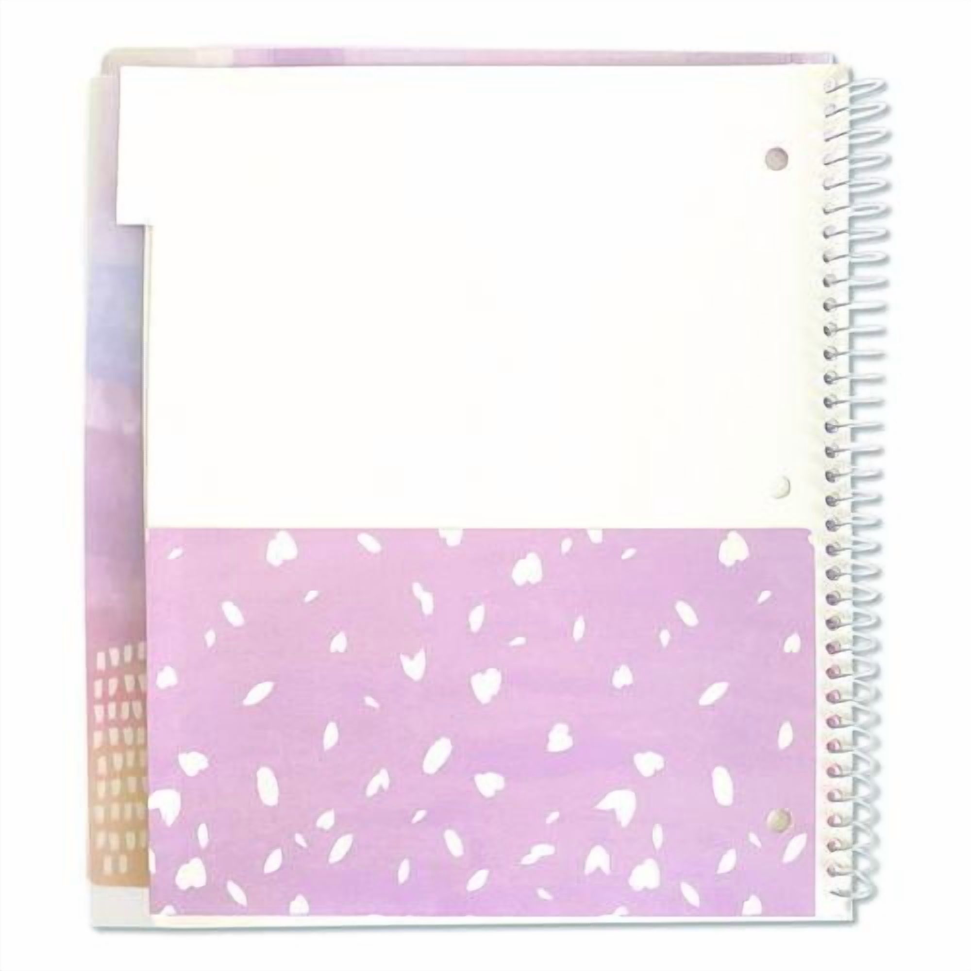 Silver Lining Five-Subject Spiral Notebook, Medium/College Rule, Randomly Assorted Cover Color/Desig | Bundle of 2