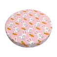 thumbnail image 6 of Uemuo Rabbit And Carrot Pattern Round Bar Stool Seat Covers Washable Stool Cushion Slipcover Elastic Bar Chair Covers-12 inch, 6 of 7