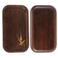 thumbnail image 1 of Food Grade Serving Plate, Anti - Slip Bamboo Snack Platter, For Family S, 1 of 8