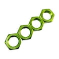 thumbnail image 2 of 2xJuego De 4 Tuercas De Rueda Hexagonales Para Vehículos RC 1:7 1:8 Accesorios De Repuesto Verde, 2 of 6
