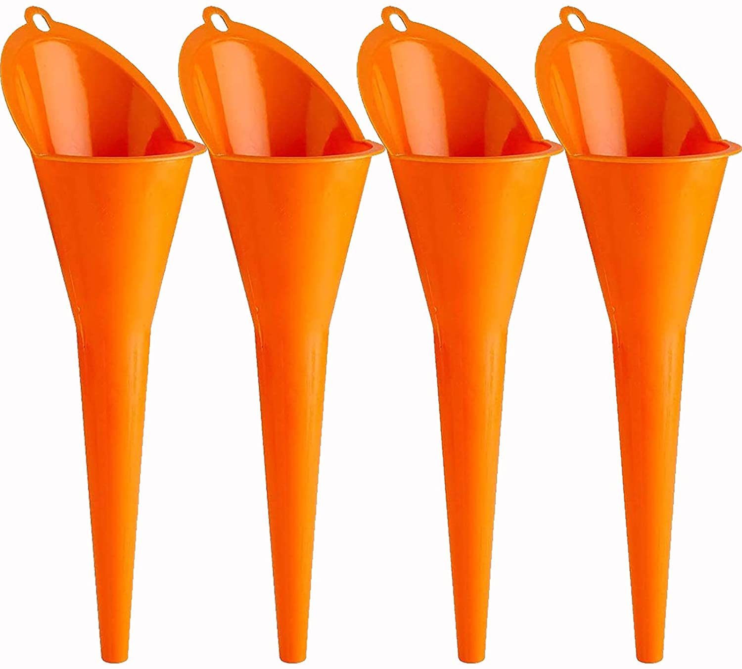 Lot De 4 Entonnoirs Pour Huile - Pour Vidange Moteur, Remplissage De Bouteilles, En PP Robuste