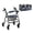 Blue Purple Butterfly Print, variant on COEQINE Rollator Walker Seat and Backrest Covers with Foldable Attachment Pouch 3 Pieces Set, Detachable Rollator Walker Accessories Gifts for Family, Red Yellow Blue Butterfly