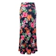 thumbnail image 3 of MixMatchy Women's Basic Foldable High Waist Regular and Plus Size Maxi Skirts, 3 of 4