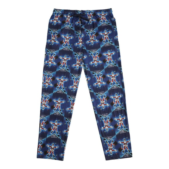 National Lampoon's Christmas Vacation Clark Griswold Patterned Navy Pajama Pants