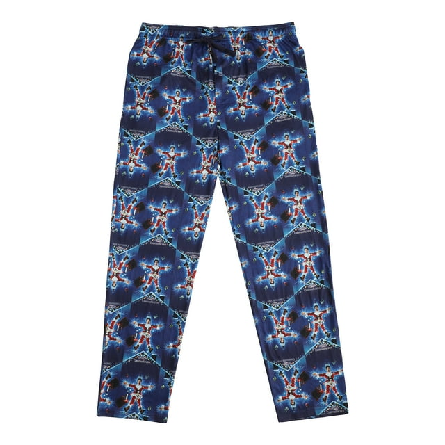 National Lampoon's Christmas Vacation Clark Griswold Patterned Navy Pajama Pants