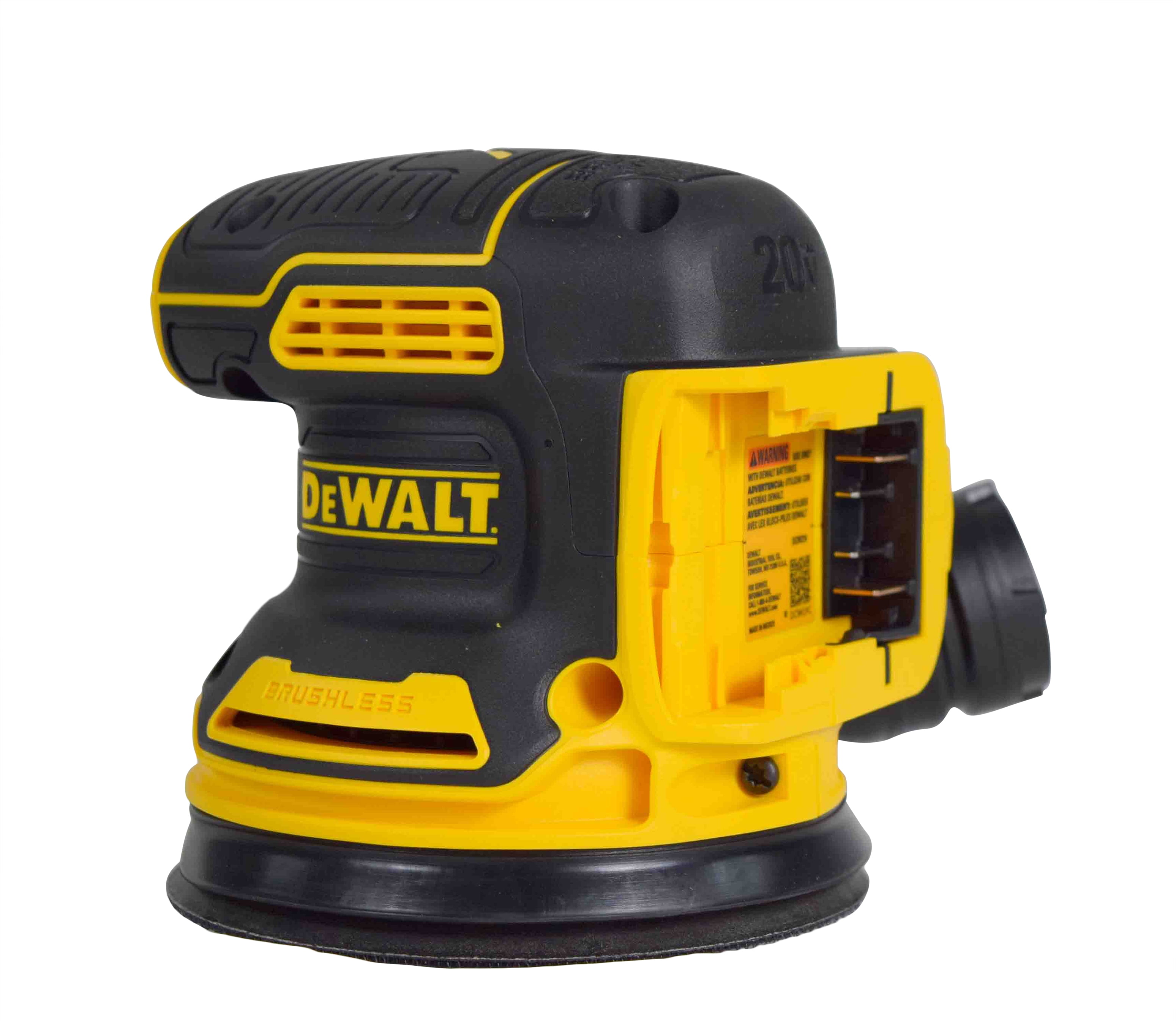 DEWALT DCW210B 20 W 20 V 5 in Cordless Random Orbital Power Sander 12000 OPM Walmart