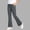 Gray, variant on ATOGUTA High Waisted Flare Pants for Girls Elastic Waist Jogger Sweatpants Kids Teens Running Athletic Pants with Pockets Size 5T-15, Red