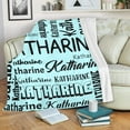 thumbnail image 6 of Personalized Blankets with Name Custom Blanket for Adult Kids Baby Customized Blanket Monogrammed Blankets Gifts for Women Men Girls Boys, 6 of 6