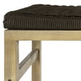 thumbnail image 3 of Jonathan Y Armand Modern Coastal Backless Acacia Wood Outdoor Bar Stool with Woven Rope, 3 of 7