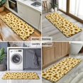 thumbnail image 6 of Beige Sunflower Pattern Kitchen Rug Mat,Kitchen Runner Rugs Non Skid Washable,Decorative Kitchen Floor Mats for Kitchen,Sink,Laundry,17"x47.2", 6 of 7