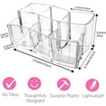 thumbnail image 2 of Makeup Organizer Acrylic Makeup Organizer Cosmetic Organizer Storage Case Cosmetic Organizer Storage - Transparent, 2 of 6