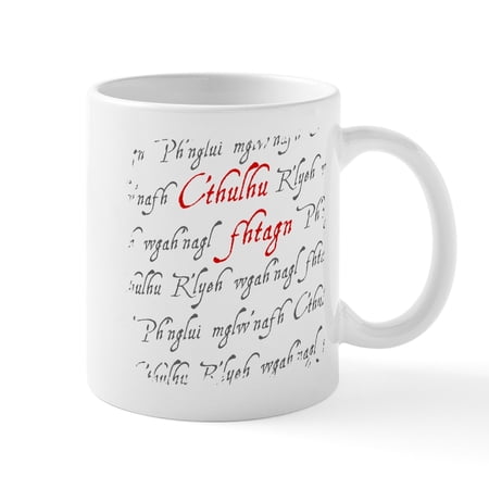 CafePress - C'thulhu Fhtagn Mug - 11 oz Ceramic Mug - Novelty Coffee Tea Cup