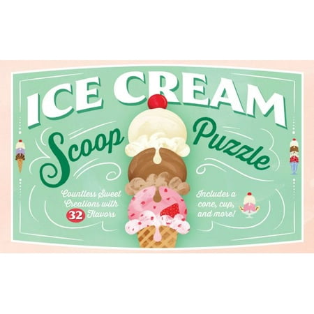 Ice Cream Scoop Puzzle : Countless Sweet Creations with 32