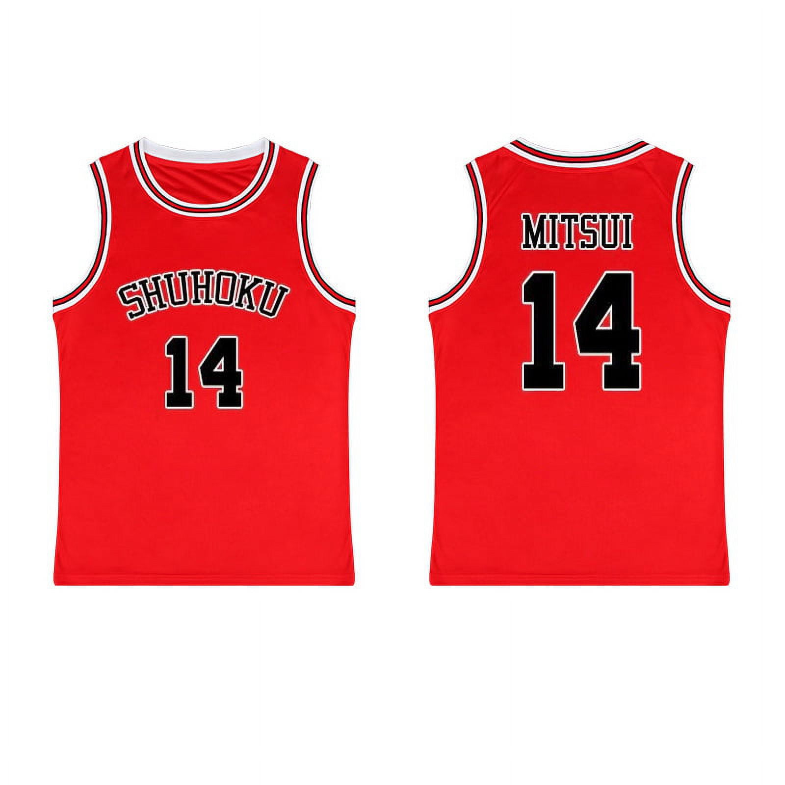 Anime Slam Dunk Sakuragi Hanamichi OUTFIT, Jersey Cosplay Costume