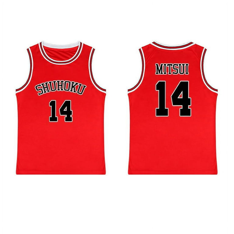 Anime Slam Dunk Sakuragi Hanamichi OUTFIT, Jersey Cosplay Costume