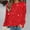 Red#2, variant on GaThRRgYP Going Out Tops for Women,Women's Short Sleeve Summer Tops,Women's Fashion Printed T-shirt Long Sleeves Blouse Round Neck Casual Tops Blue XXL