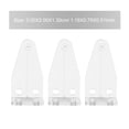 thumbnail image 4 of 10pcs Hold Down Brackets Blinds Bottom Rail Holder Clips Clear Plastic Blinds Brackets, 4 of 7