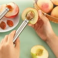 thumbnail image 4 of Food Clips for Kitchen Use Multifunctional Fruit Core Remover Tool in Stainless Steel for Everyday Cooking and Fresh Prep, 4 of 6