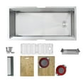 thumbnail image 5 of Stylish Undermount 39" Stainless Steel Single Bowl Workstation Kitchen Sink with 8 accs S-639W, 5 of 14
