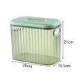 thumbnail image 3 of Poubelle Murale 8L Recyclage Grande Capacité Design Crochet Transparent Gain de Place Classification Sec Humide avec Couvercle Poubelle Suspendue Rangement Armoire Seau Intelligent Accessoires de Cuisine, 3 of 12