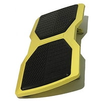 We're it Under Desk Ergonomic Footrest - Dual-Function Balance Board for Office Chairs, Anti-Fatigue Foot Support, 27"x12", Yellow